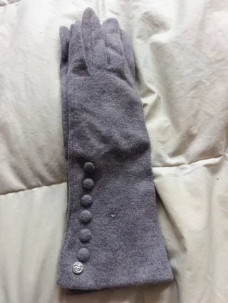 GUANTES MUJER DE LANA GRISES DAYADAY