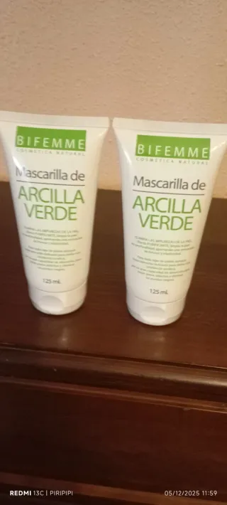 BIFEMME Mascarilla Arcilla Verde 125 ml