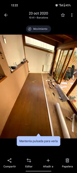 Suelo vinílico y parquet