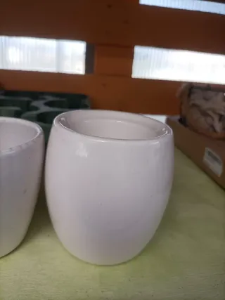 Set 5 Mini Vasi Bianchi Particolari