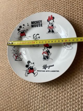 Prato Porcelana Mickey Mouse Disney