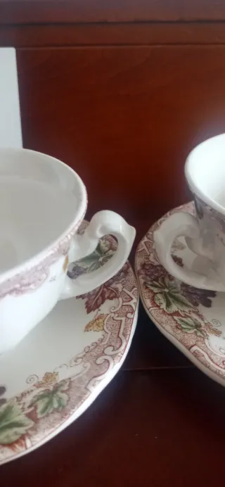 Tazas consomé La Cartuja antiguas