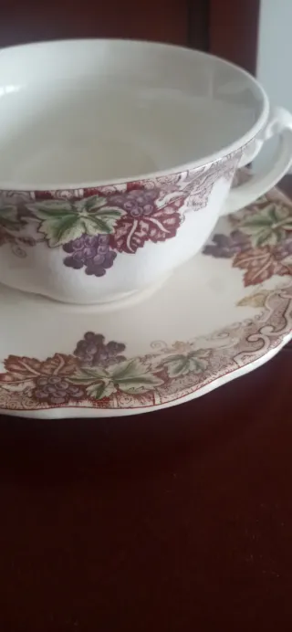 Tazas consomé La Cartuja antiguas