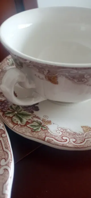 Tazas consomé La Cartuja antiguas