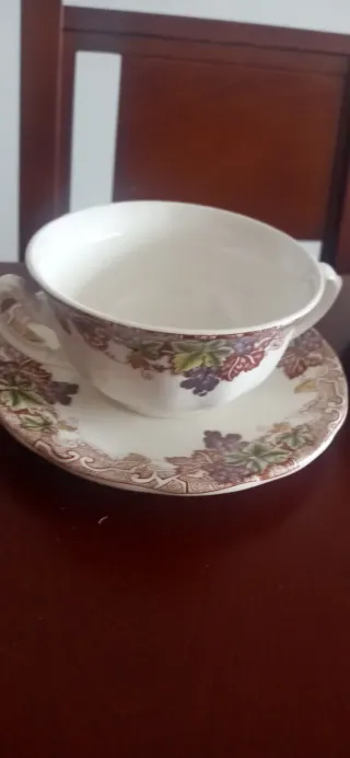 Tazas consomé La Cartuja antiguas