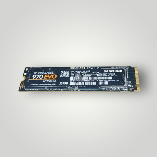 SSD Samsung 970 EVO 250GB NVMe M.2