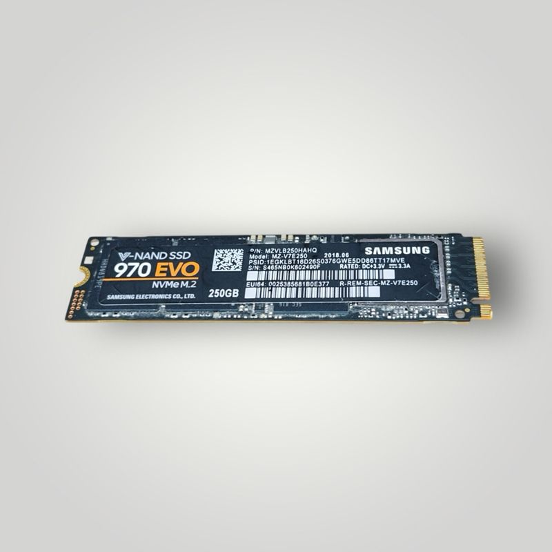SSD Samsung 970 EVO 250GB NVMe M.2