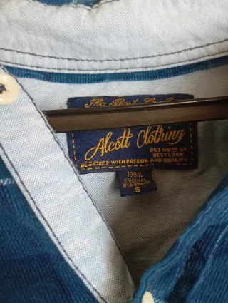 Camisa Jack & Jones cuadros azul Talla M