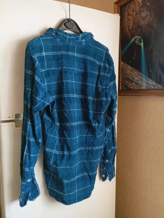 Camisa Jack & Jones cuadros azul Talla M