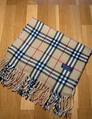 Bufanda Burberry Clásica Tartán Beige