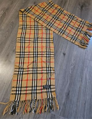Bufanda Burberry Clásica Tartán Beige
