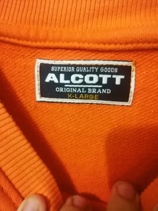 Felpa Alcott Oversize Arancione Stampa Atlantic