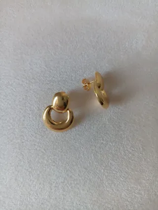 Pendientes Acero Inoxidable Dorados