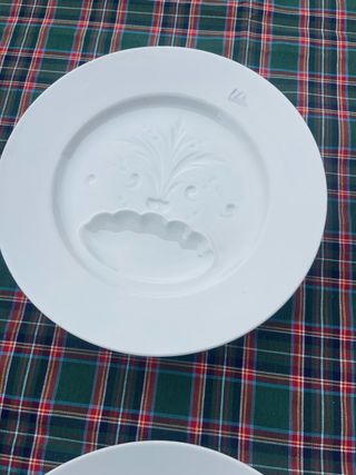 Juego 4 Platos Franceses Porcelana