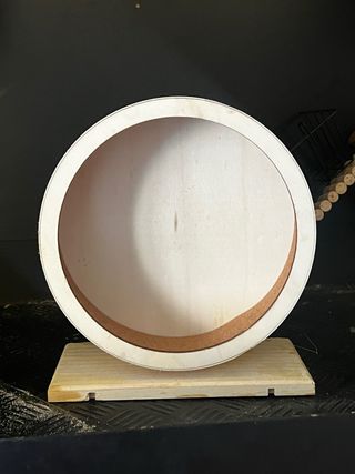 Rueda de madera para hámster