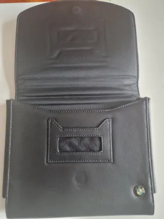 Portadocumentos BMW Original Negro Piel.