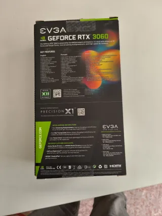 EVGA RTX 3060 12GB GDDR6 Tarjeta Gráfica