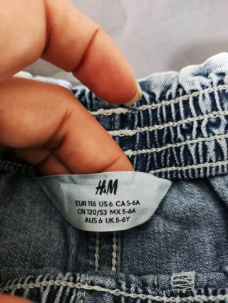 Calções H&M 5/6 anos