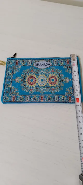Cartera Granada azul y multicolor