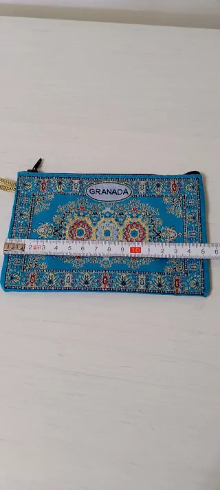 Cartera Granada azul y multicolor