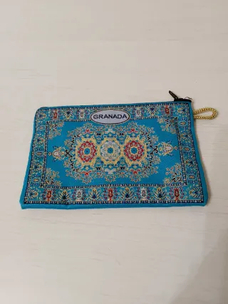 Cartera Granada azul y multicolor