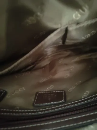 Bolso Gucci Vintage Marrón y Beige