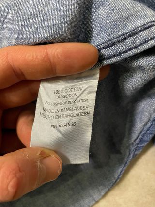 Camicia jeans Lee uomo taglia M