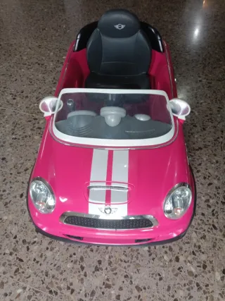 Coche eléctrico infantil rosa