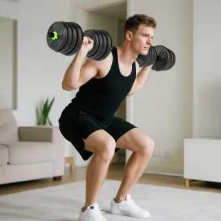 Mancuernas Ajustables 30kg 3 en 1