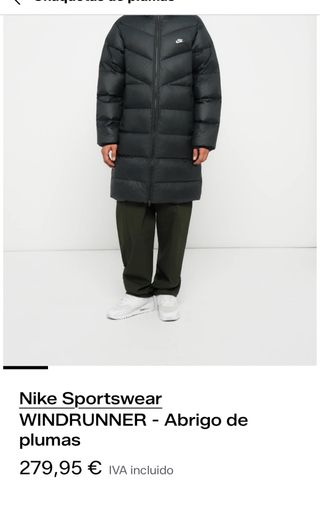 Cazadora Nike Negra con Capucha