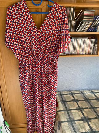 Mono largo estampado casi nuevo