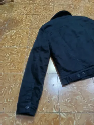 Cazadora Vaquera Borrego Levi's Negra Y2K Mujer