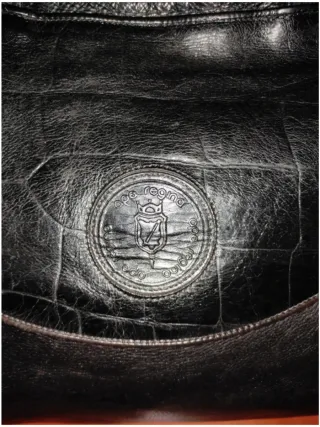 Borsa Ape Regina Vera Pelle Nera