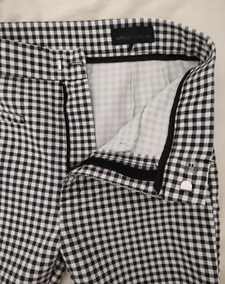 Pantalón largo cuadros Lefties Talla 34