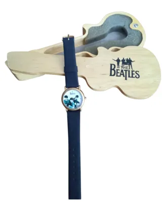 Reloj The Beatles con caja guitarra