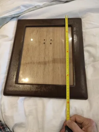 Marco de piel años 30 gran tamaño