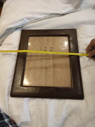 Marco de piel años 30 gran tamaño