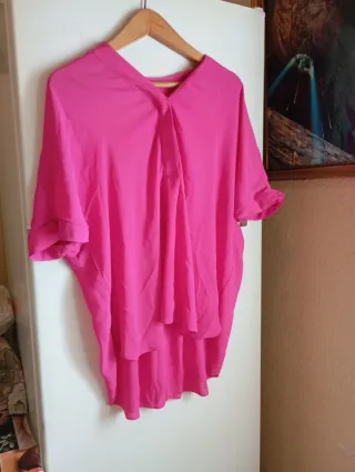 Blusa rosa talla única