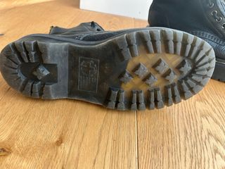 Botas Dr. Martens T37 Cremallera Negra y cuerdas