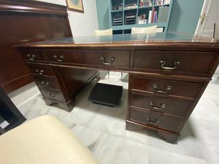 Mesa despacho inglesa madera