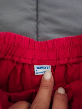 Saia Mayoral 5 anos Vermelha