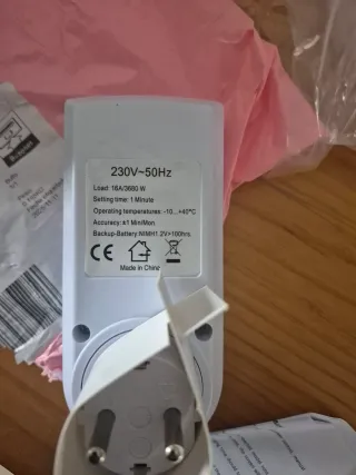 Enchufe Temporizador Digital