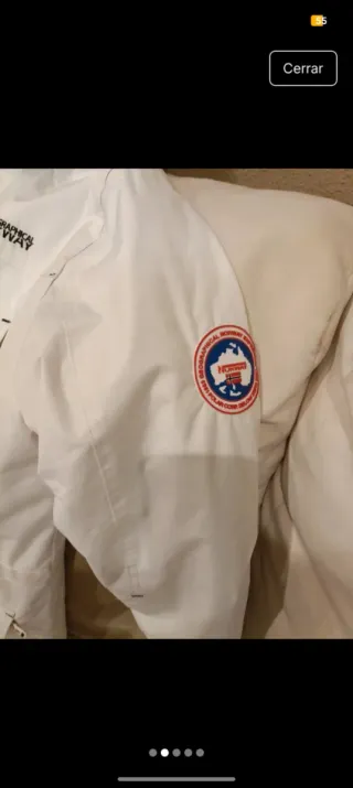 Abrigo Geographical Norway Blanco