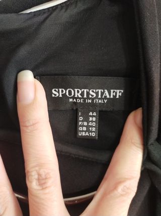 Vestito nero aderente Sportstaff