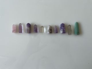 Lote 10 Cristales Tallados Variados