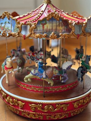 Carrusel Navideño Decorativo