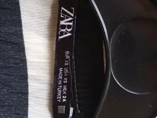 Camisa Zara Rayas Blanco y Negro