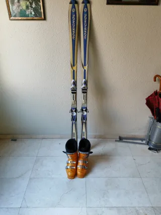 Esquís Rossignol y Botas salomon