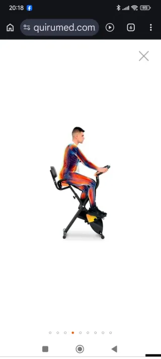 Bicicleta Estática Plegable