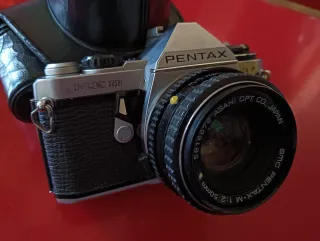 Cámara Pentax ME Súper + Objetivo 50mm 1:2 + funda